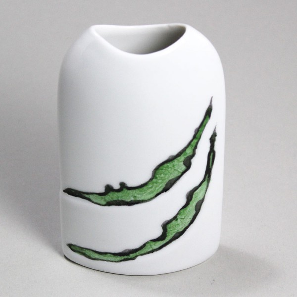 Vase grün Platin